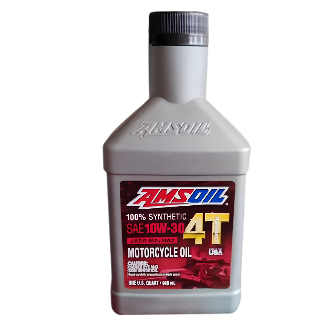 Amsoil Aceite de motocicleta 10W-30 4T 100% SYNTHETIC PERFORMANCE 1 Cuarto - 946 ml.