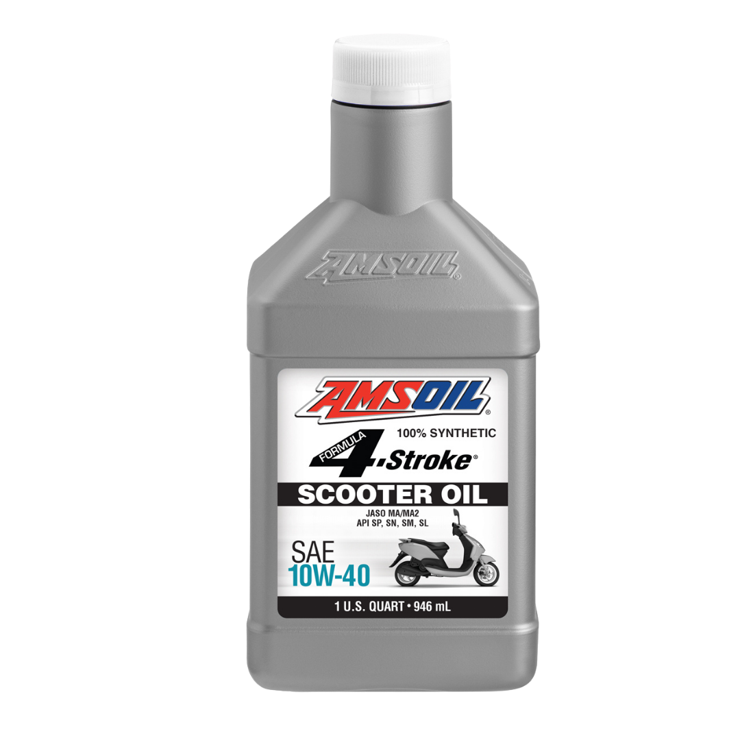 Amsoil Aceite para Scooter 100 % Sintético AMSOIL Formula 4-Stroke® 1 Cuarto - 946 ml.