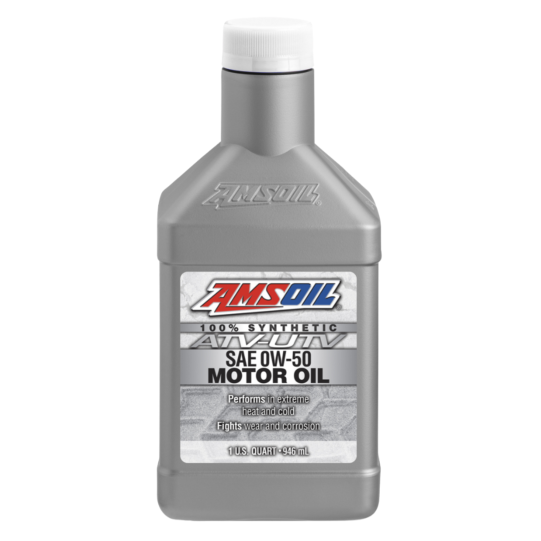 Amsoil Aceite de Motor 100 % Sintético para ATV/UTV AMSOIL 0W-50 1 Cuarto - 946 ml.