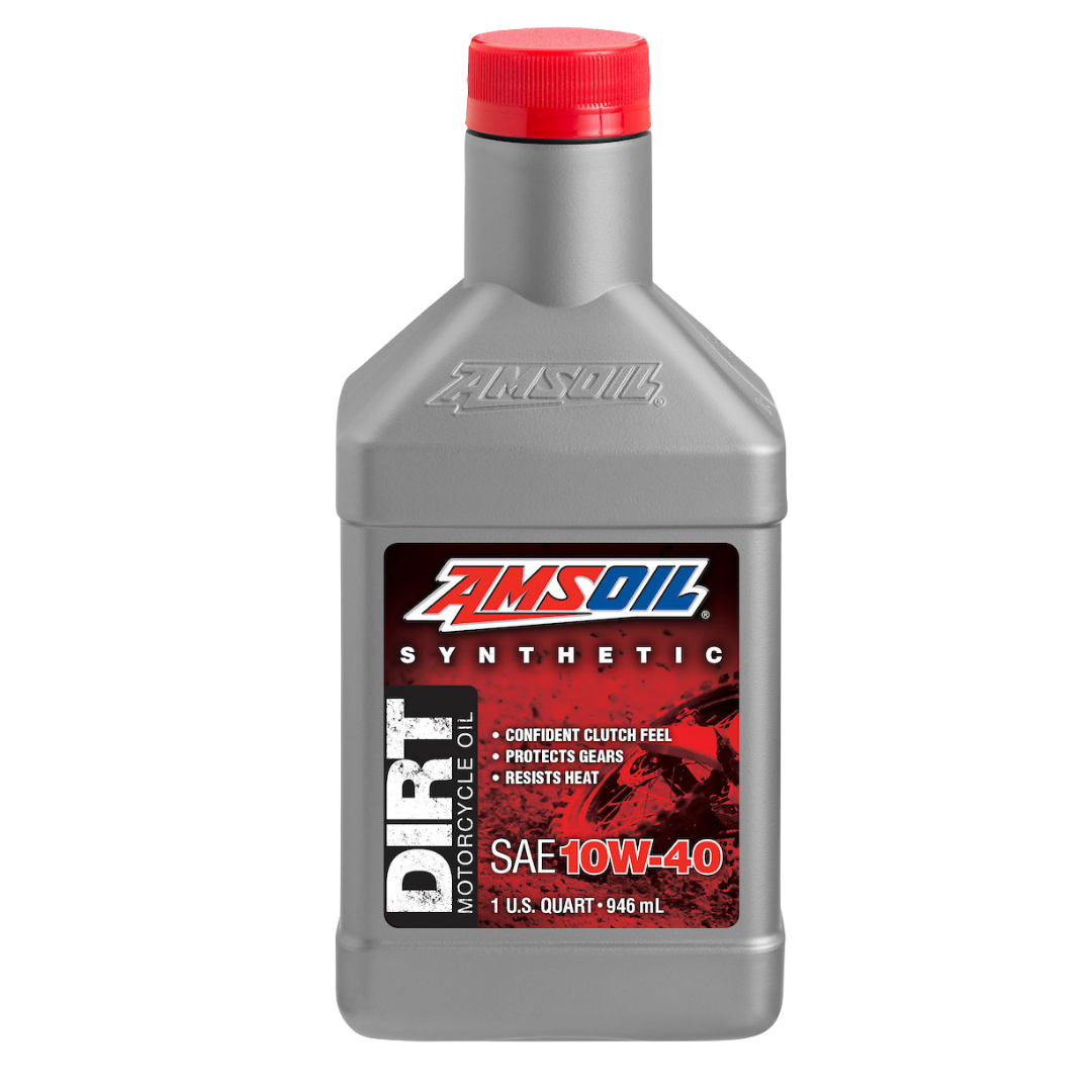 Amsoil Aceite para Motocross DIRT 100 % Sintético AMSOIL 10W-40 1 Cuarto - 946 ml.